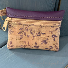 Load image into Gallery viewer, Cork Zippered Coin Purse